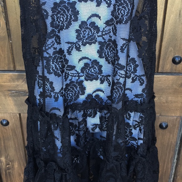 Queens Love Black Lace Dress S - Picture 2 of 7